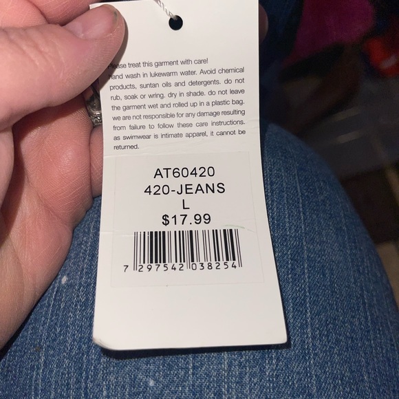 New with tags ladies gun metal blue bikini top multiple sizes - Picture 5 of 6